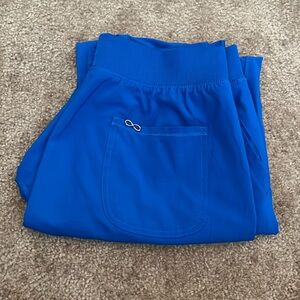 Cherokee Infinity Scrub Pants - Medium- Royal Blue